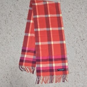 Cashmere Plaid Scarf Made In Scotland